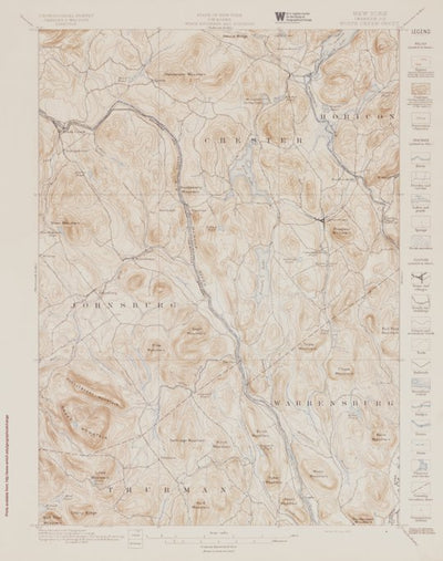 NY-NORTH CREEK: Authoritative US Topos Historic 1897
