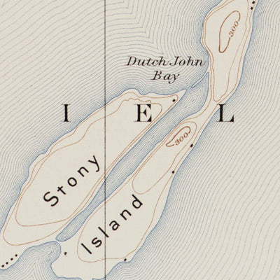 NY-STONY ISLAND: Authoritative US Topos Historic 1895