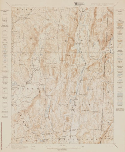 NY-CT-CLOVE: Authoritative US Topos Historic 1898