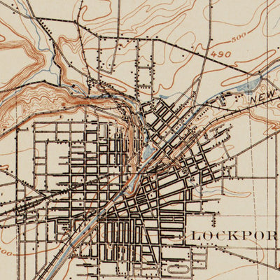 NY-LOCKPORT: Authoritative US Topos Historic 1902