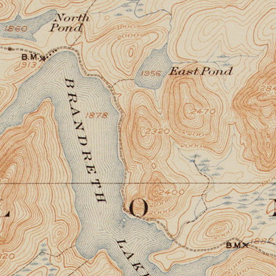 NY-RAQUETTE LAKE: Authoritative US Topos Historic 1903