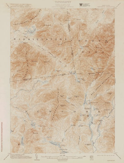 NY-SANTANONI: Authoritative US Topos Historic 1904