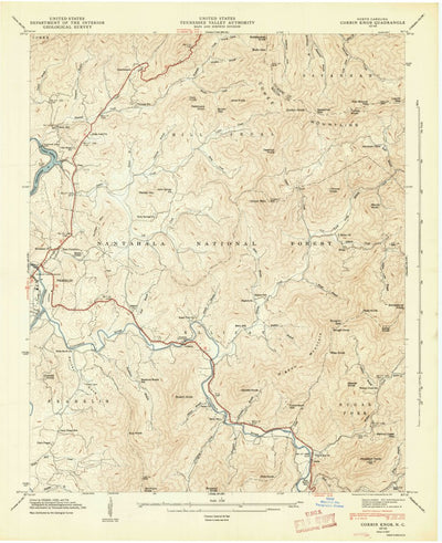 Corbin Knob, NC (1947, 24000-Scale) Preview 1