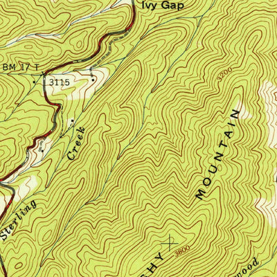 Cove Creek Gap, NC (1942, 24000-Scale) Preview 3