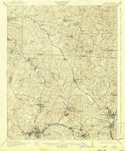 Gastonia, NC (1916, 62500-Scale) Preview 1