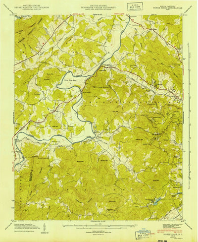 Horse Shoe, NC (1942, 24000-Scale) Preview 1