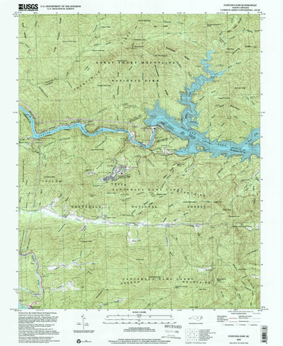 Fontana Dam, NC (2000, 24000-Scale) Preview 1