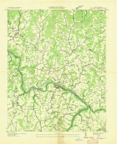 Marshall, NC (1936, 24000-Scale) Preview 1