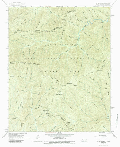 Luftee Knob, NC-TN (1964, 24000-Scale) Preview 1