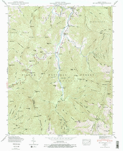 Mount Mitchell, NC (1946, 24000-Scale) Preview 1