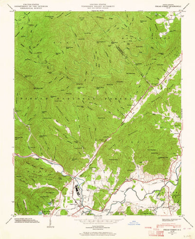 Pisgah Forest, NC (1945, 24000-Scale) Preview 1