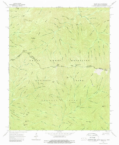 Silers Bald, NC-TN (1964, 24000-Scale) Preview 1