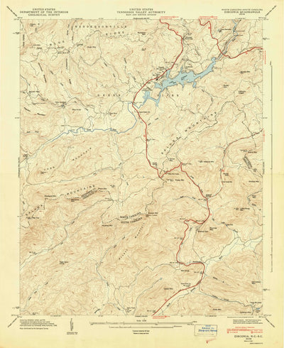 Zirconia, NC-SC (1947, 24000-Scale) Preview 1