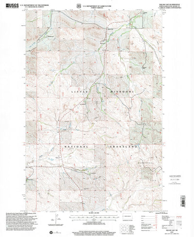 Squaw Gap, ND (1997, 24000-Scale) Preview 1