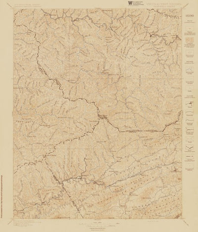 VA-WV-TAZEWELL: Authoritative US Topos Historic 1897