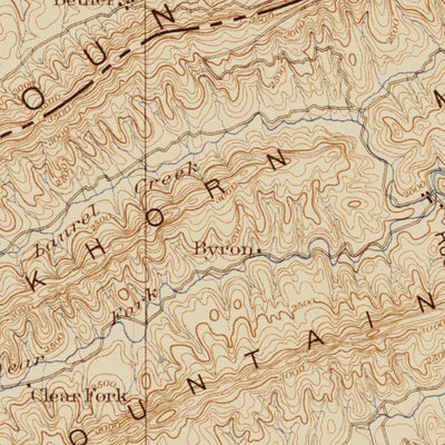 VA-WV-POCAHONTAS: Authoritative US Topos Historic 1895