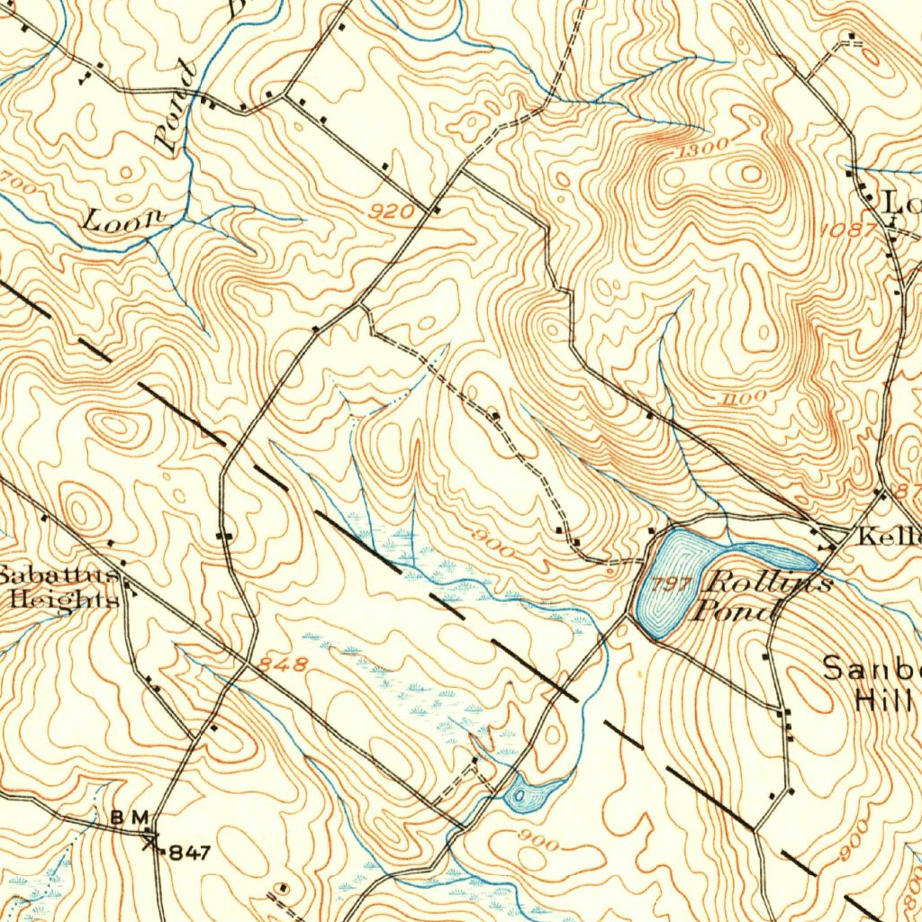 Gilmanton, NH (1927, 62500Scale) Map by United States Geological