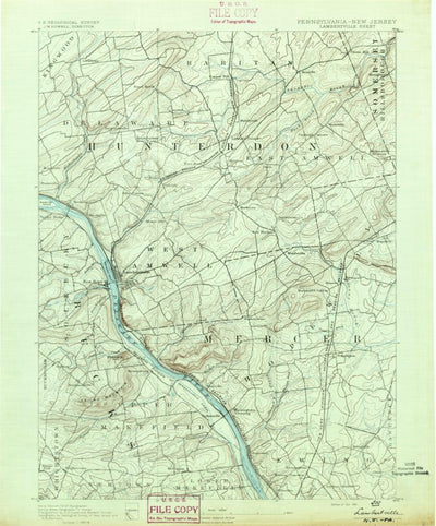 Lambertville, PA-NJ (1891, 62500-Scale) Preview 1
