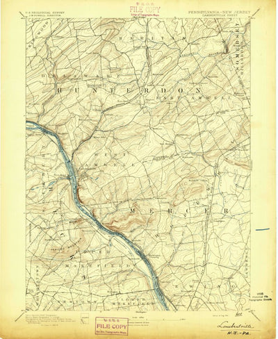Lambertville, PA-NJ (1894, 62500-Scale) Preview 1