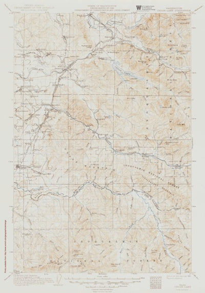WA-CEDAR LAKE: Authoritative US Topos Historic 1913