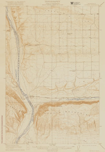 WA-BEVERLY: Authoritative US Topos Historic 1912