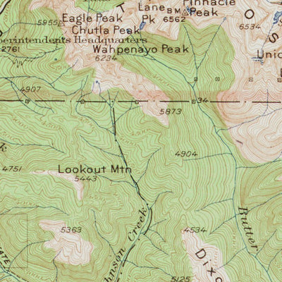 WA-MT RAINIER : Authoritative US Topos Historic 1924