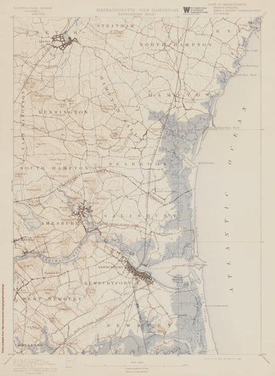 MA-NH-NEWBURYPORT: Authoritative US Topos Historic 1894