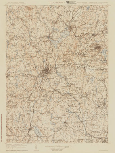 MA-CT-RI-QUINSIGAMOND: Authoritative US Topos Historic 1908