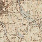 MA-CT-RI-QUINSIGAMOND: Authoritative US Topos Historic 1908