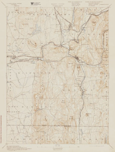 MA-CT-PALMER: Authoritative US Topos Historic 1893