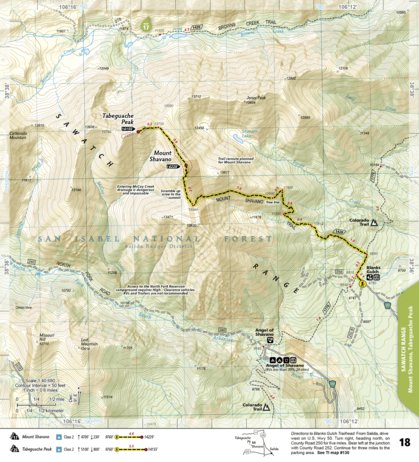 1302 Colorado 14ers North Map 18