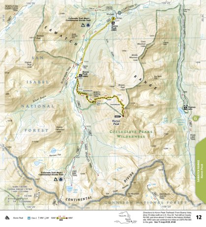 1302 Colorado 14ers North Map 12