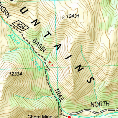 1303 Colorado 14ers South Map 07