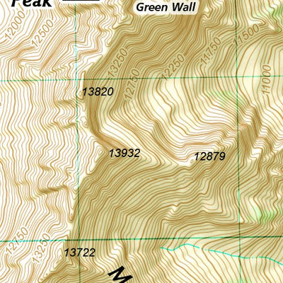 1303 Colorado 14ers South Map 03