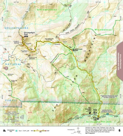 1303 Colorado 14ers South Map 06