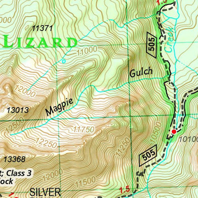 1303 Colorado 14ers South Map 11