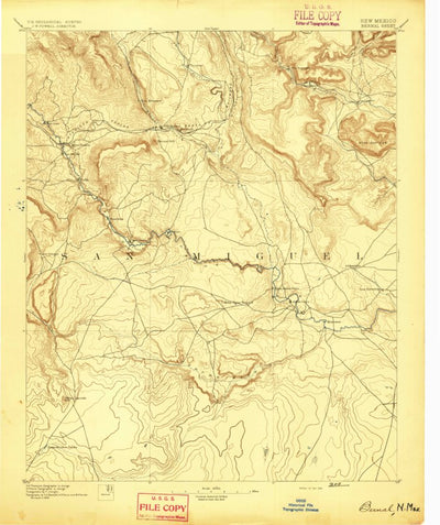 Bernal, NM (1894, 125000-Scale) Preview 1