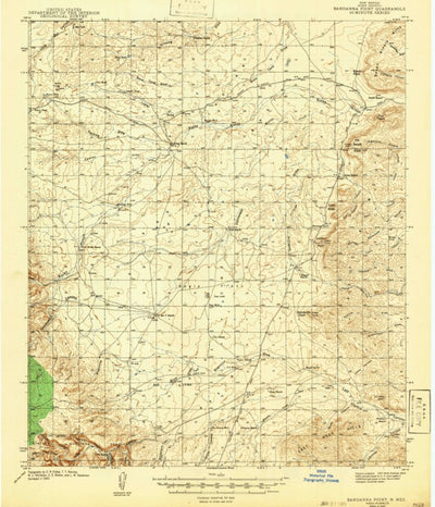 Bandanna Point, NM (1943, 62500-Scale) Preview 1
