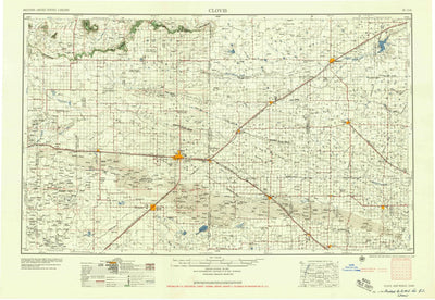 Clovis, NM-TX (1958, 250000-Scale) Preview 1