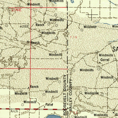 Clovis, NM-TX (1958, 250000-Scale) Preview 3