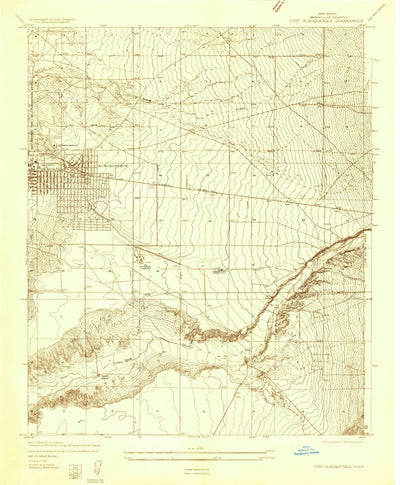 Albuquerque East, NM (1934, 24000-Scale) Preview 1