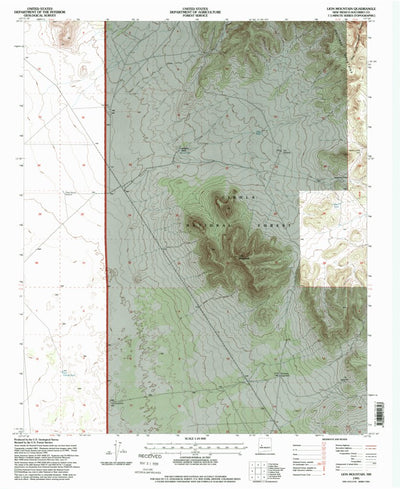 Lion Mountain, NM (1995, 24000-Scale) Preview 1