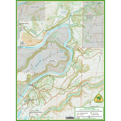 Yana Trail trail map