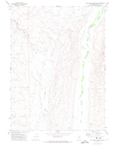 Coal Mine Canyon SE, NV (1971, 24000-Scale) Preview 1