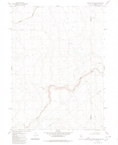 Maiden Butte SE, NV (1980, 24000-Scale) Preview 1