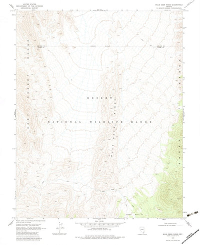 Mule Deer Ridge, NV (1969, 24000-Scale) Preview 1