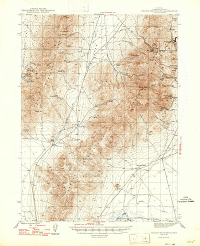 Osgood Mountains, NV (1947, 62500-Scale) Preview 1