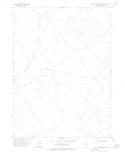 Star Valley Ridge SW, NV (1973, 24000-Scale) Preview 1