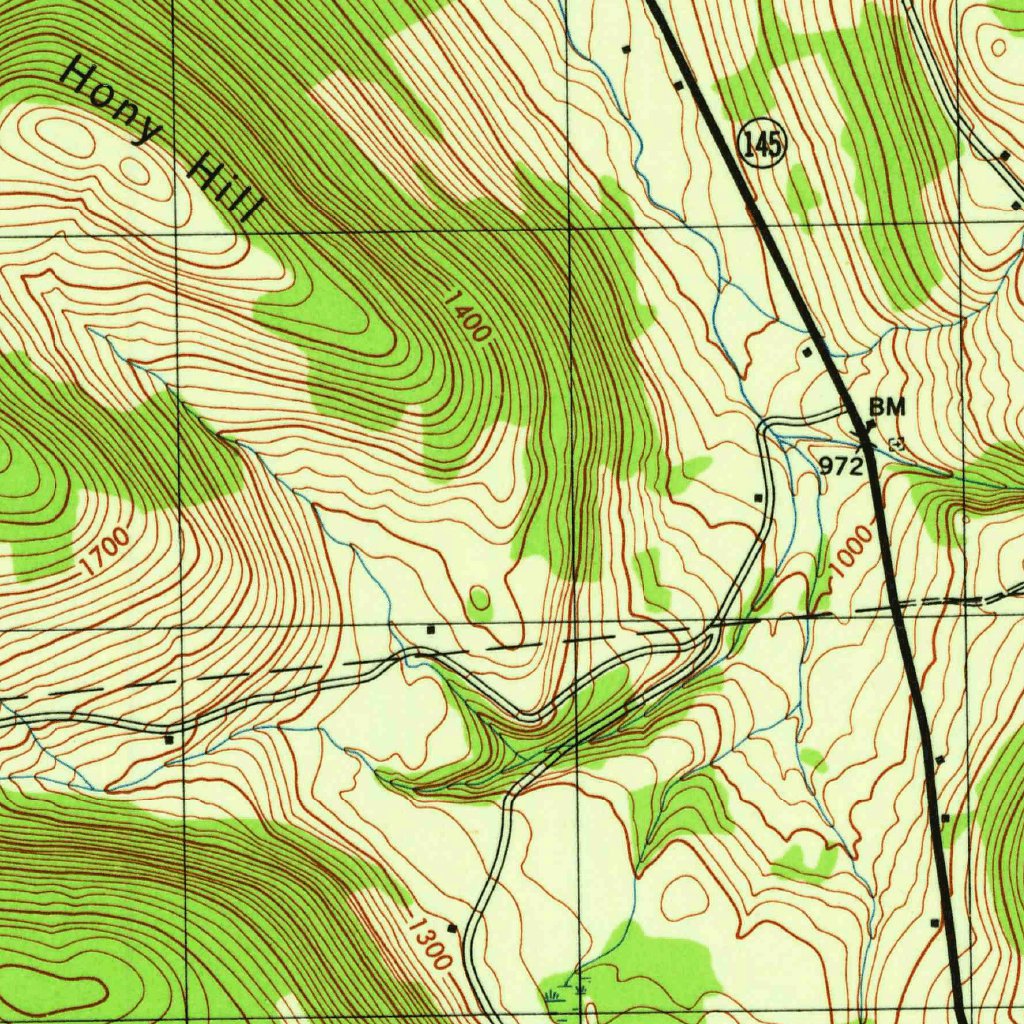 Middleburgh, NY (1946, 31680Scale) Map by United States Geological
