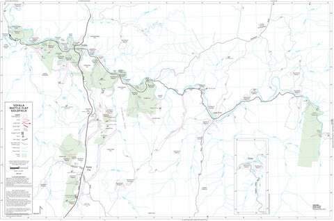 Sofala-Wattle Flat Gold Map